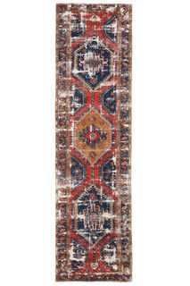 Vintage Turkish Runner Rug - Thumbnail