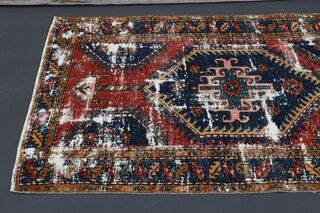 Vintage Turkish Runner Rug - Thumbnail