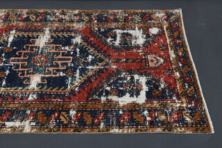 Vintage Turkish Runner Rug - Thumbnail