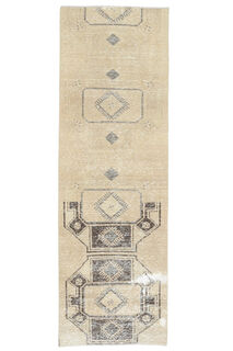 Vintage Turkish Runner Rug - Thumbnail