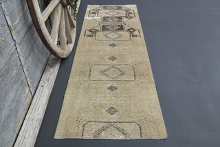 Vintage Turkish Runner Rug - Thumbnail