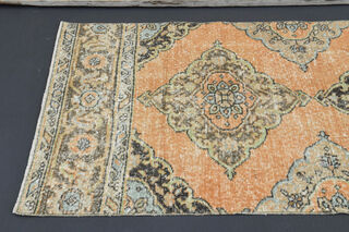 Vintage Turkish Runner Rug - Thumbnail