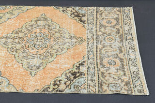 Vintage Turkish Runner Rug - Thumbnail