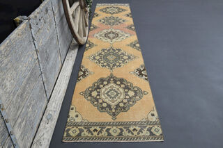 Oriental Turkish Runner Rug - Thumbnail