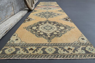 Oriental Turkish Runner Rug - Thumbnail