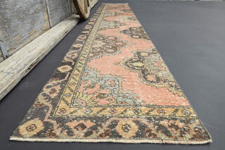 Vintage Turkish Runner Rug - Thumbnail