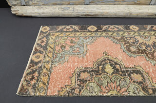 Vintage Turkish Runner Rug - Thumbnail