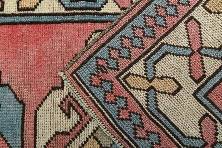 Hand-Knotted Turkish Long Runner Rug