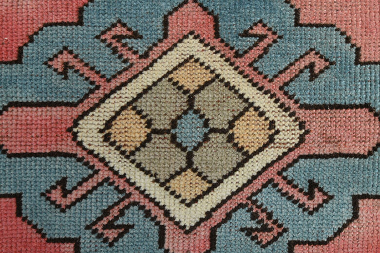 Hand-Knotted Anatolian Turkish Long Runner Rug