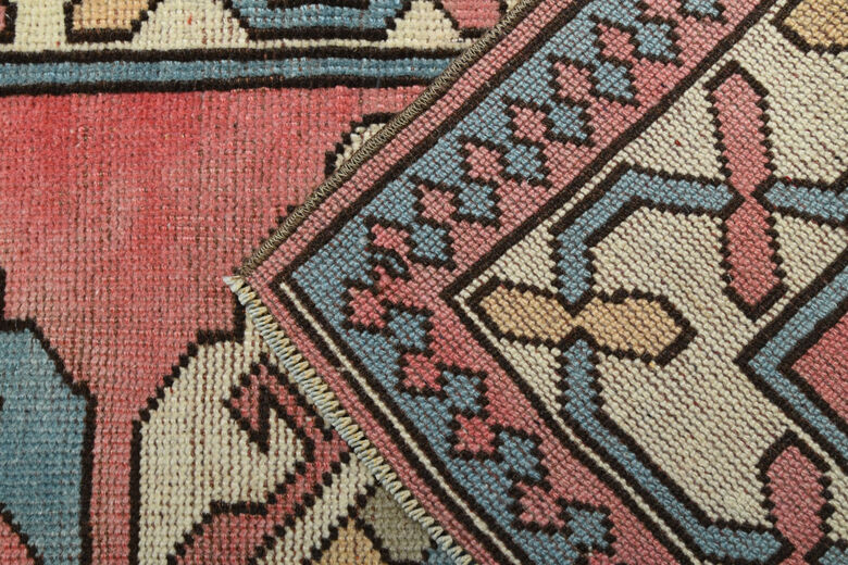 Hand-Knotted Anatolian Turkish Long Runner Rug