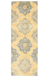 Oriental Vintage Runner Rug - Thumbnail