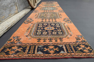 Vintage Turkish Runner Rug - Thumbnail