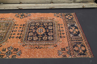 Vintage Turkish Runner Rug - Thumbnail