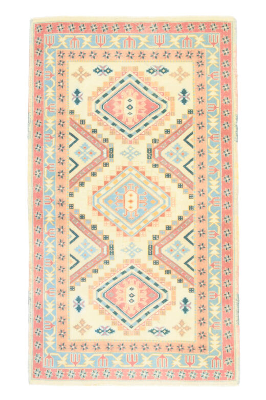 Vintage Handwoven Wool Carpet