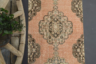 Vintage Turkish Runner Rug - Thumbnail