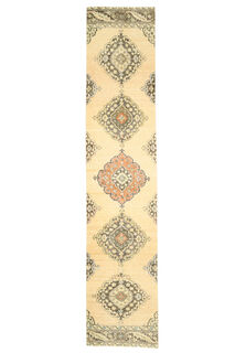 Oriental Turkish Runner Rug - Thumbnail