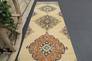 Oriental Turkish Runner Rug - Thumbnail