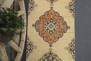 Oriental Turkish Runner Rug - Thumbnail