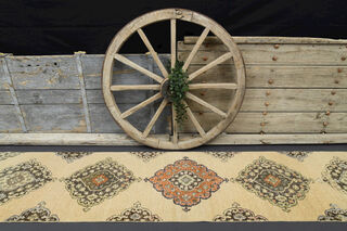 Oriental Turkish Runner Rug - Thumbnail