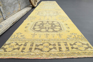 Vintage Turkish Runner Rug - Thumbnail