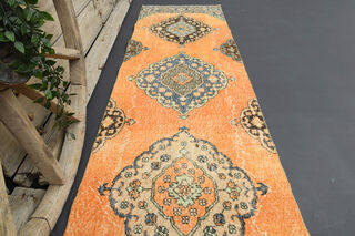 Turkish Long Runner Rug - Thumbnail