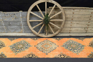 Turkish Long Runner Rug - Thumbnail