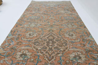 Vintage Turkish Runner Rug - Thumbnail