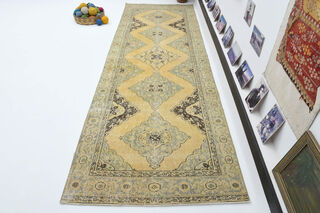 Turkish Vintage Runner Rug - Thumbnail