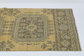 Vintage Turkish Runner Rug - Thumbnail