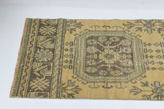 Vintage Turkish Runner Rug - Thumbnail