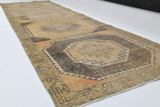 Vintage Turkish Runner Rug - Thumbnail