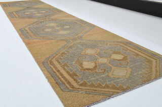 Handmade Turkish Runner Rug - Thumbnail