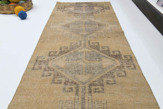 Vintage Turkish Runner Rug - Thumbnail