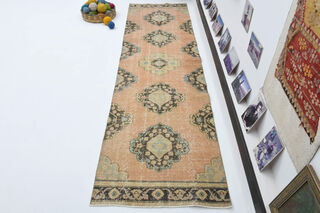 Turkish Oushak Runner Rug - Thumbnail