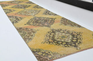 Vintage Turkish Runner Rug - Thumbnail