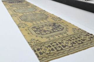 Floral Anatolian Runner Rug - Thumbnail