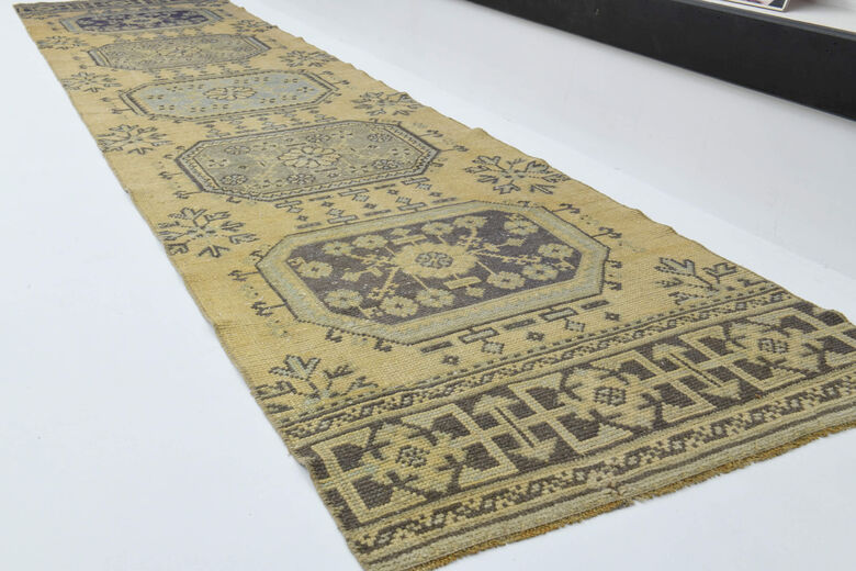 Floral Anatolian Runner Rug