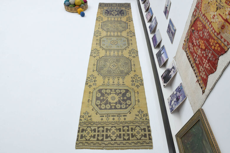 Floral Anatolian Runner Rug