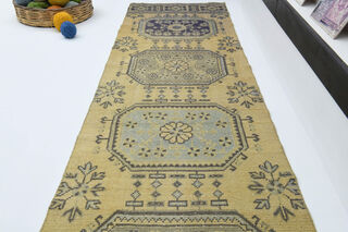 Floral Anatolian Runner Rug - Thumbnail