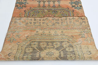 Turkish Vintage Runner Rug - Thumbnail