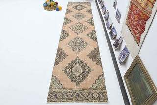 Oriental Turkish Runner Rug - Thumbnail