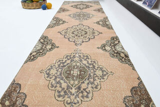 Oriental Turkish Runner Rug - Thumbnail