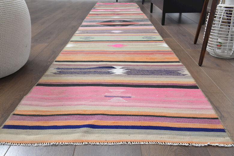 Kilim Vintage Runner Rug