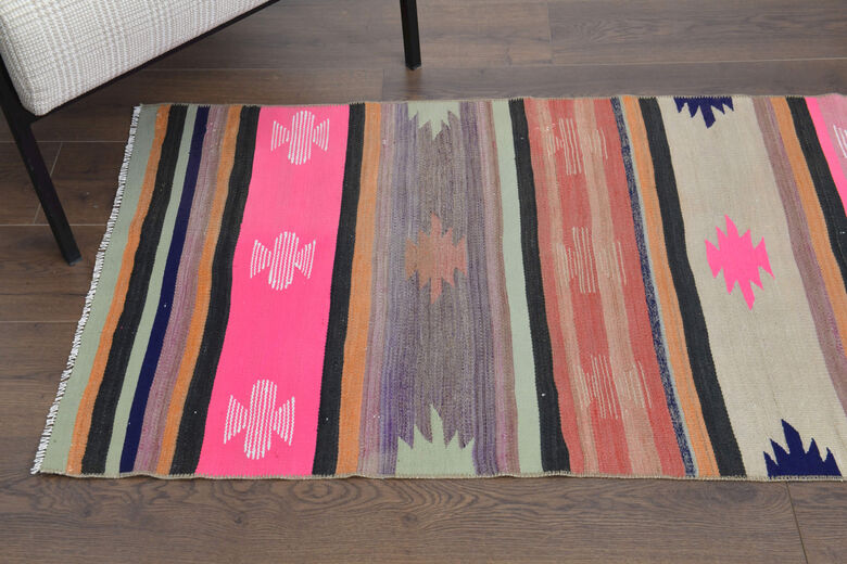 Kilim Vintage Runner Rug