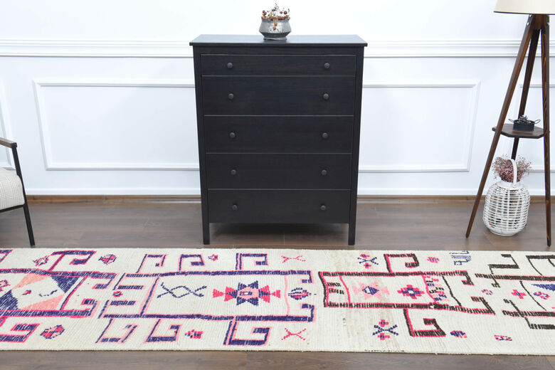 Bohemian Vintage Hand-Knotted Runner