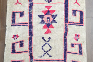 Bohemian Vintage Hand-Knotted Runner - Thumbnail