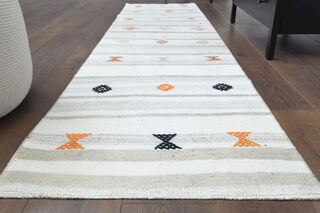 Turkish Kilim Runner Rug - Thumbnail