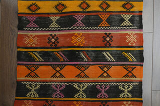 Turkish Vintage Runner Rug - Thumbnail