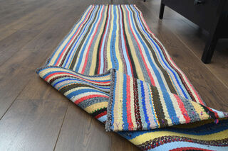 Turkish Vintage Runner Rug - Thumbnail