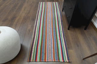 Turkish Vintage Runner Rug - Thumbnail